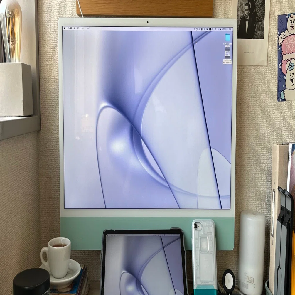 僕とiMac。｜2025,Week16.｜廣内 眞文（Masafumi Hirouchi）