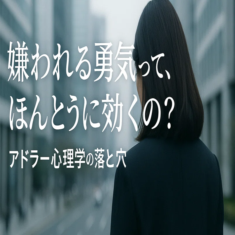 嫌 われる 勇気 おかしい