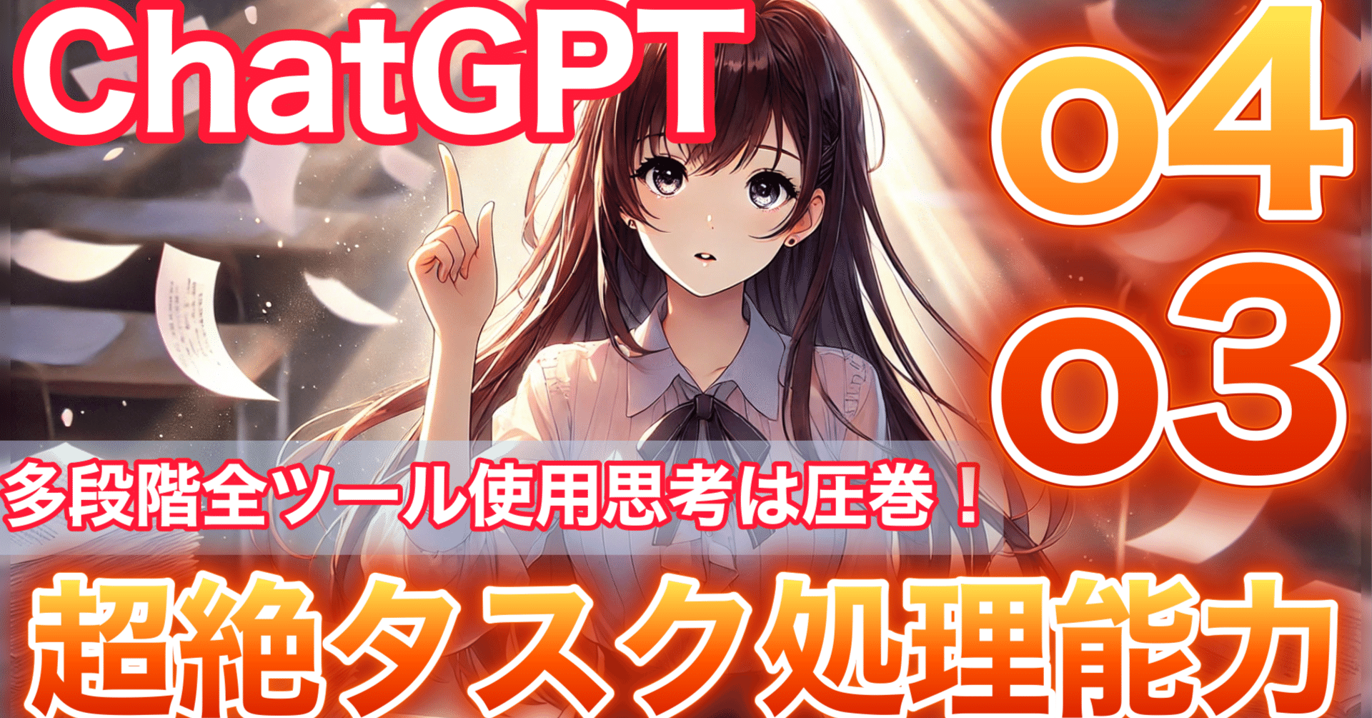 AI最前線】OpenAI o3モデルとo4-mini-high：ChatGPT5へ向けた自律型AI