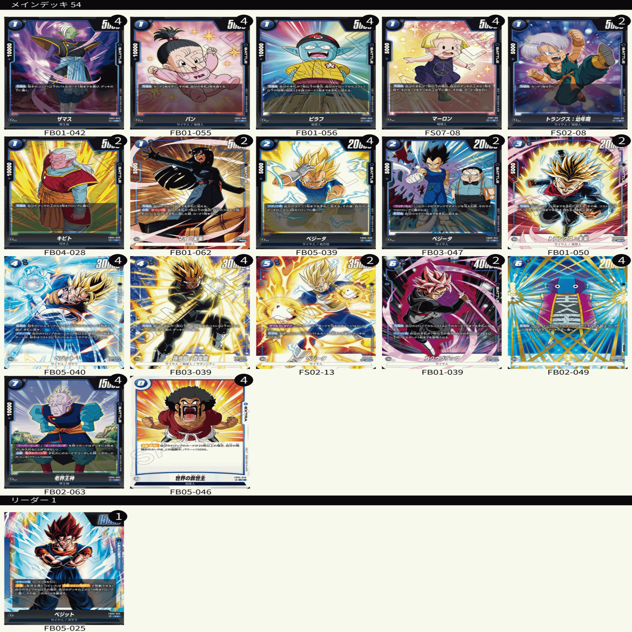 5弾・6弾ベジット考察｜森サマー