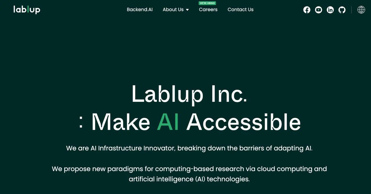 ラブルアップ株式会社（Lablup Inc.）は、人工知能（AI）とクラウド技術を使って、AIを簡単に使えるようにする韓国発のスタートアップ ...