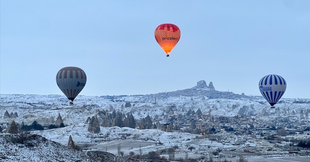 熱気球に乗って世界遺産を眺める〜トルコ紀行（20）｜たなかともこ