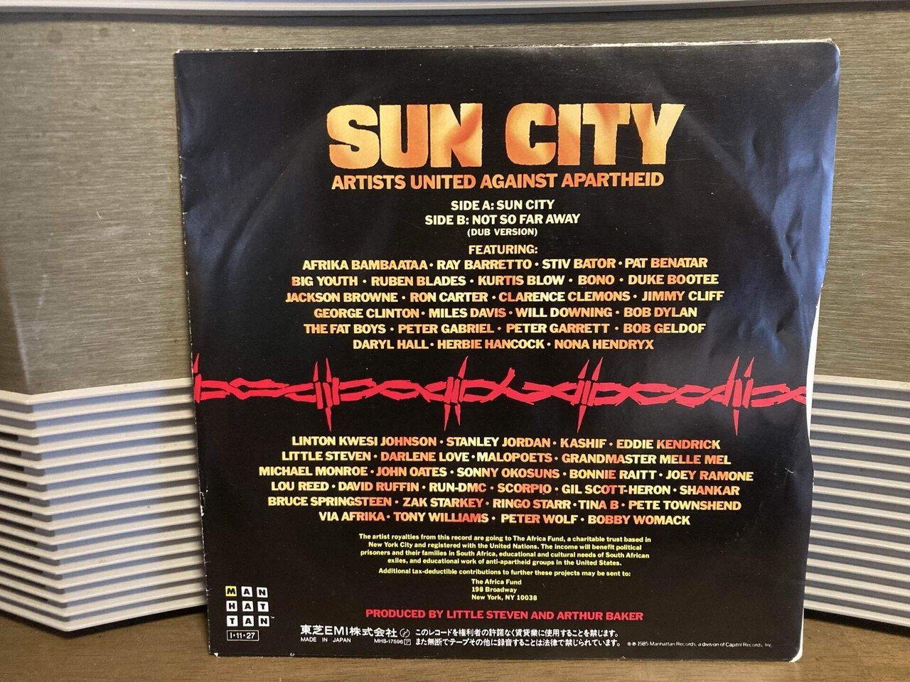 音楽80s自分史 105「Artists United Against Apartheid／Sun