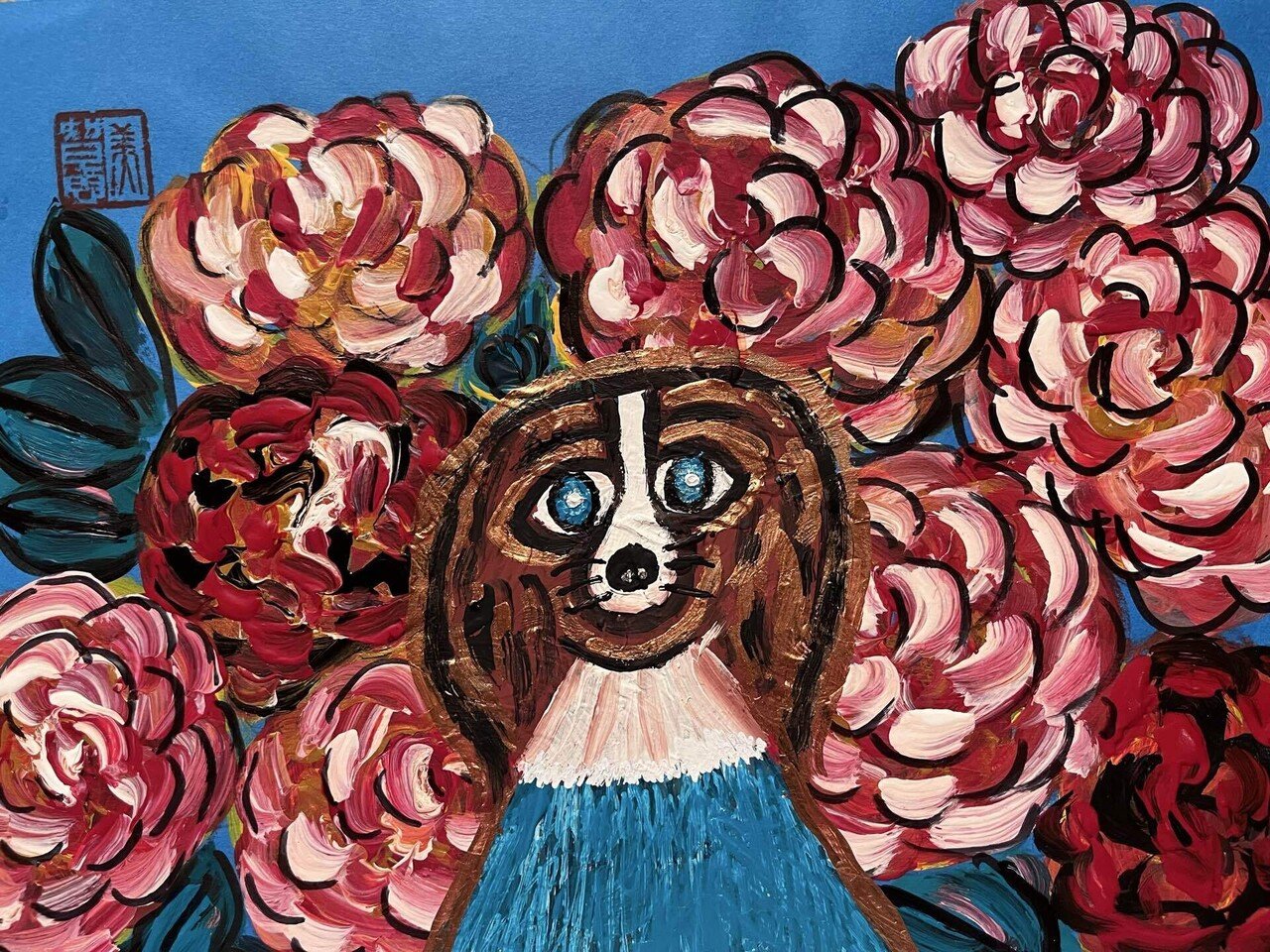 沖縄のピカソ小波津有希」幸運を呼ぶダウン症画家です。㊗️🌈母智恵美