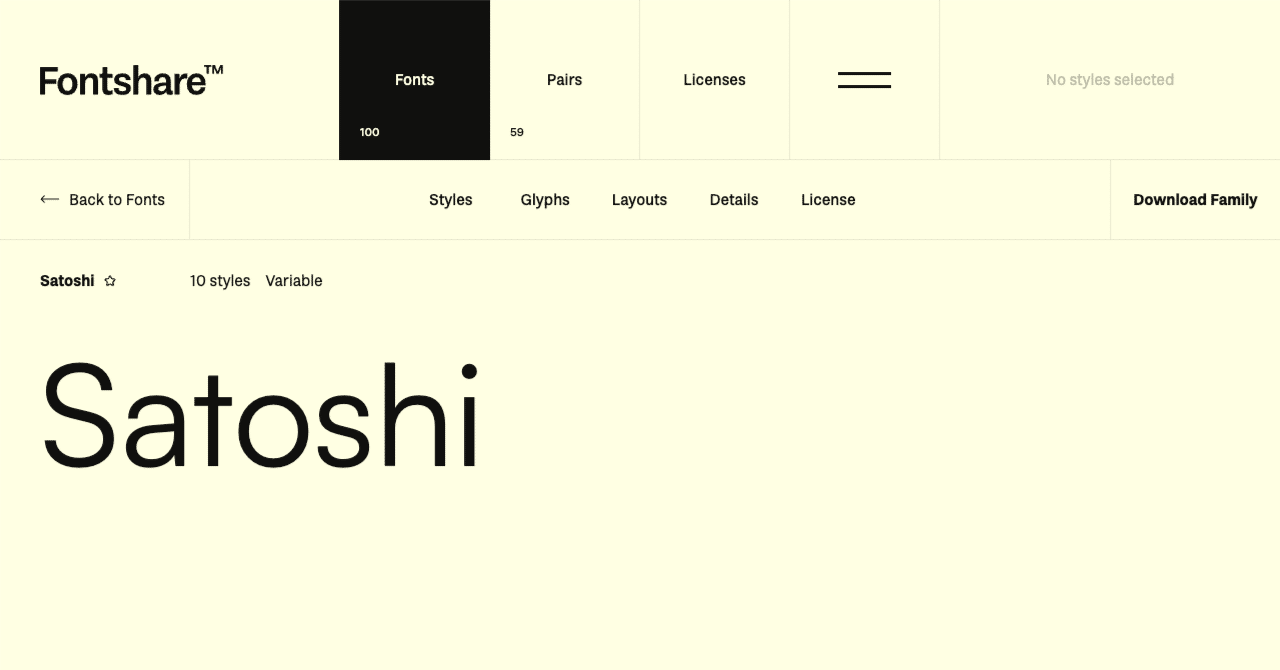 商用利用OK】Fontshare - 高品質フォントの無料提供サービス｜中田デザイン事務所です。