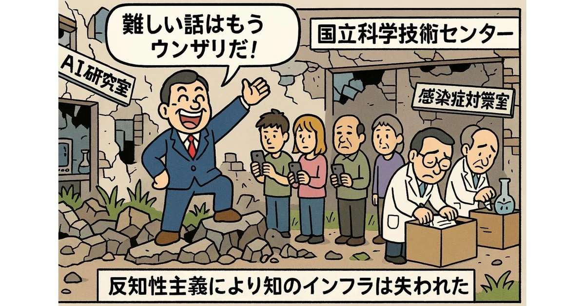 反知性主義とは?簡単にわかりやすく解説!【誤用と危険性】|氷河期世代おじさん代表