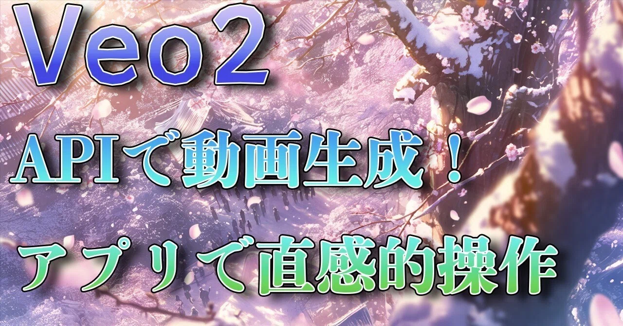 Veo2をブラウザ上でAPIから生成する方法 ｜リダ / Lida AI Creator & VTuber