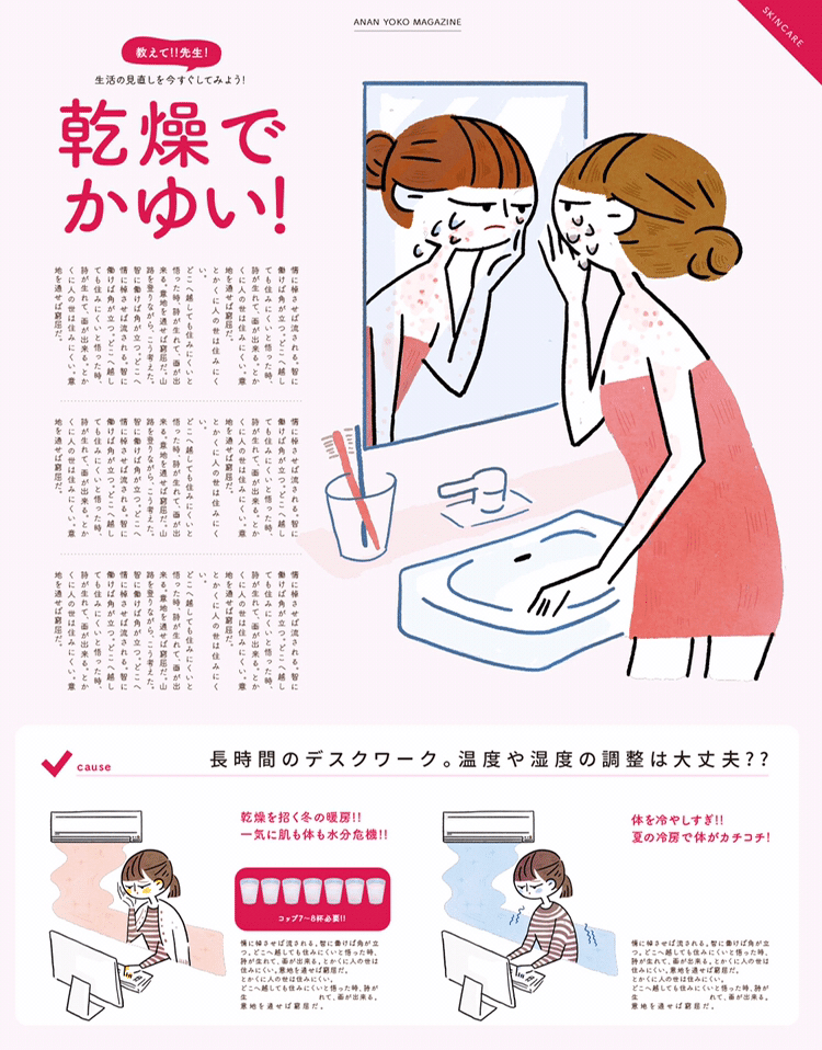 雑誌風モックアップ あなんよーこ イラストレーター Note