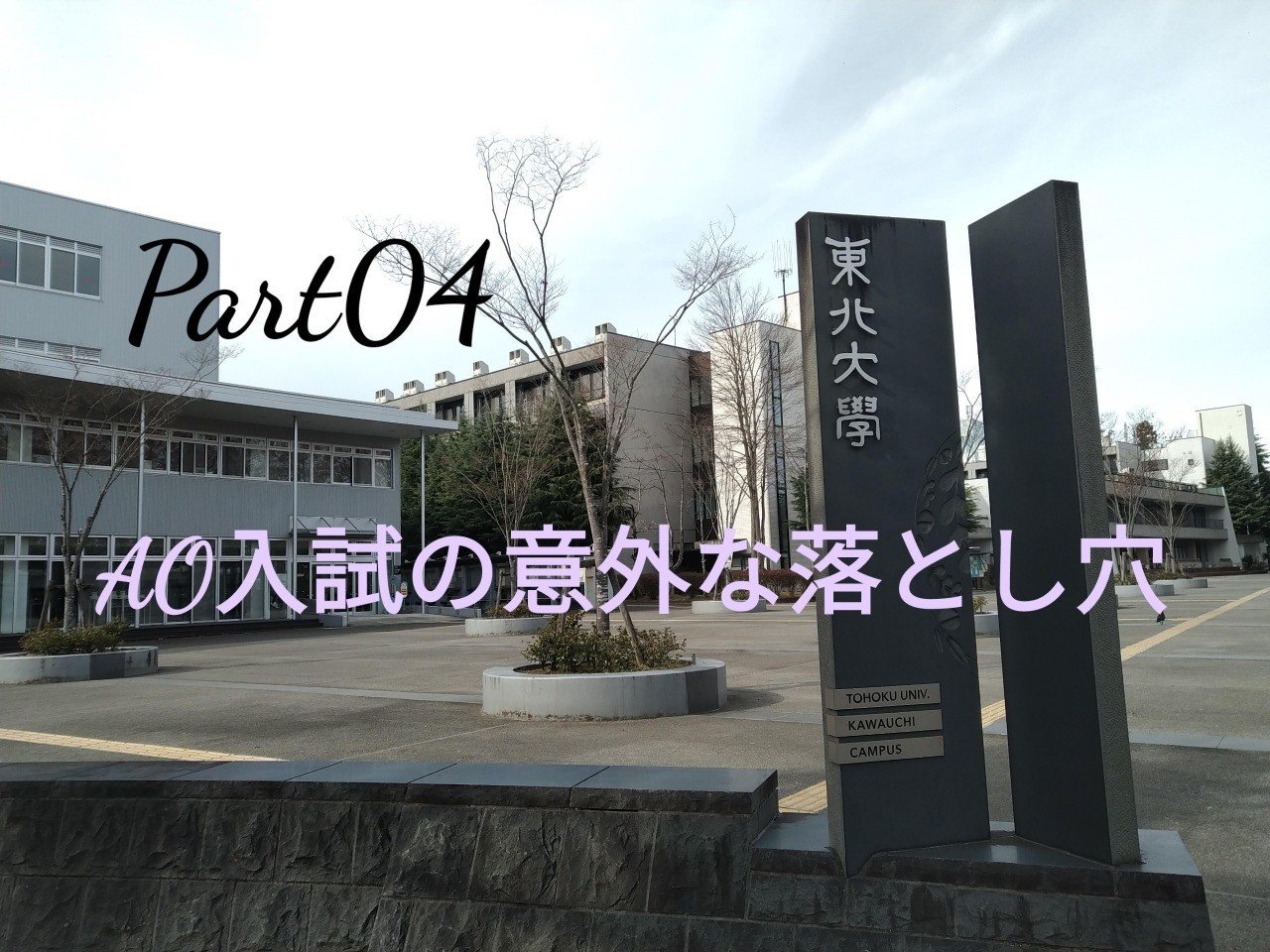 東北大学ao入試ii期受験自伝 Ao入試の落とし穴編 Part04 Hiro Note