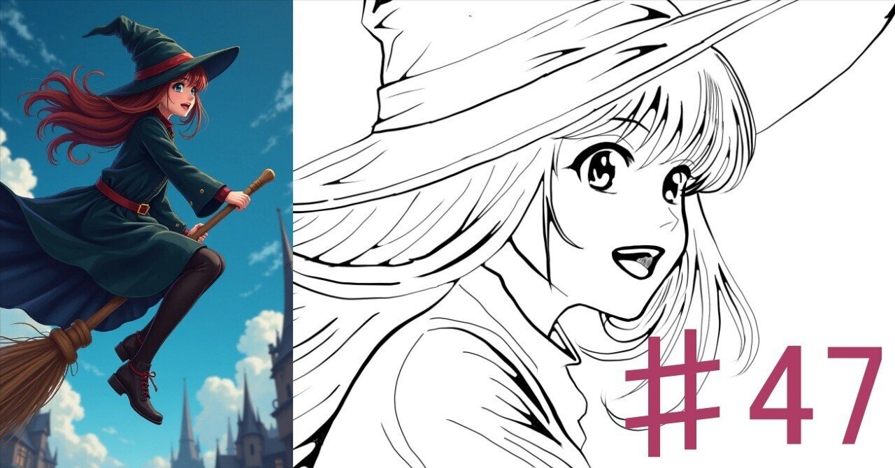 魔法使い☆「オリジナルイラスト絵画原画」 魔法使い☆「オリジナルイラスト絵画原画