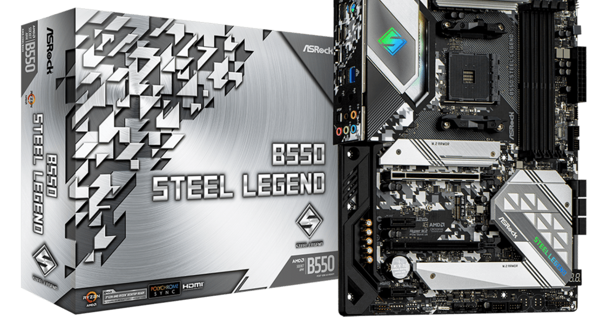 ASRock B550M Steel Legend (BIOSうpデート)｜しげる
