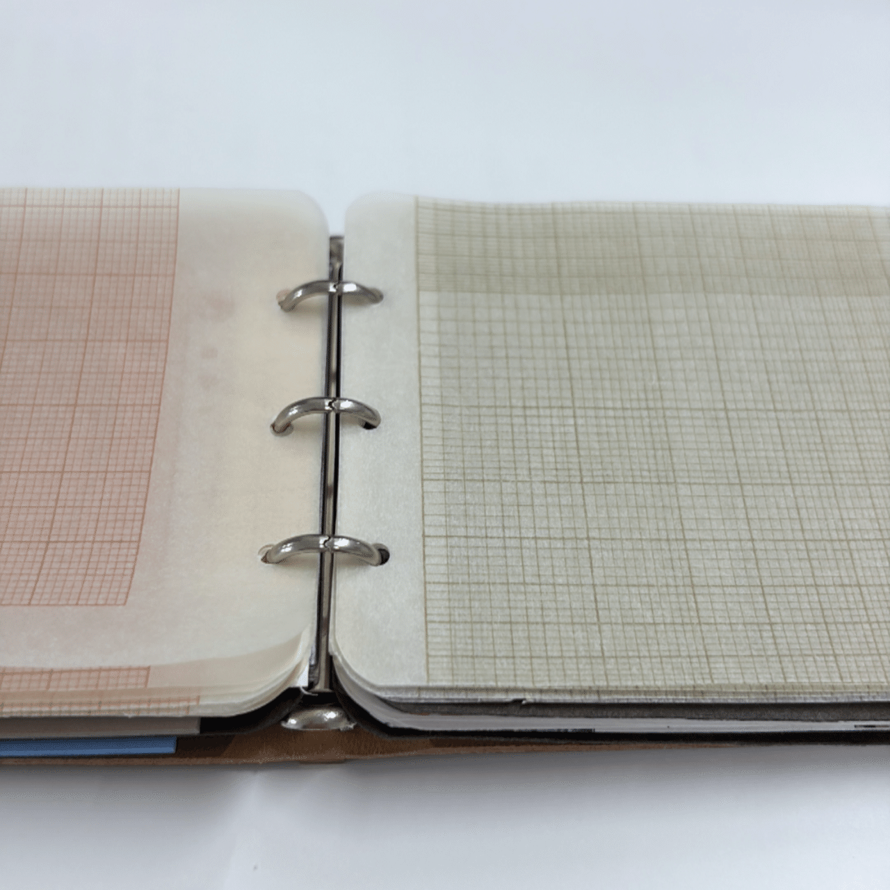 plotter ムラ染めコードバン 3穴バインダー｜手帳Q子