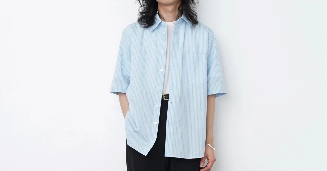 夏に映える大人のストライプシャツ。【2025 S/S】【AURALEE】SUVIN 夏に映える大人のストライプシャツ。【2025 S/S】【AURALEE】SUVIN