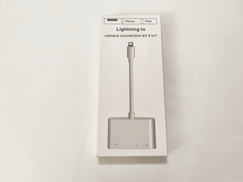 iPhone と SDカードを繋いで現像したい。Lightning to camera connection kit 4 in 1 買ってみた