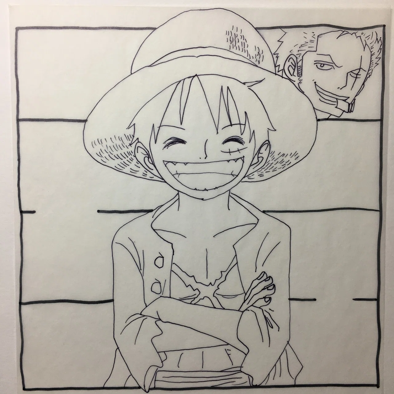 One Piece写し絵 色鉛筆彩色 きむらこうた Note