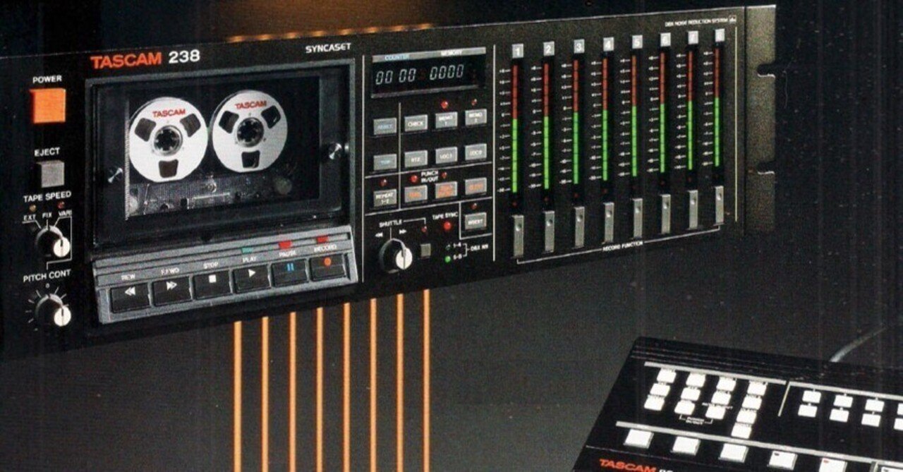 TASCAM 238 マルチトラックレコーダー TASCAM 238 – Audiolife － Enjoy your audio life!!
