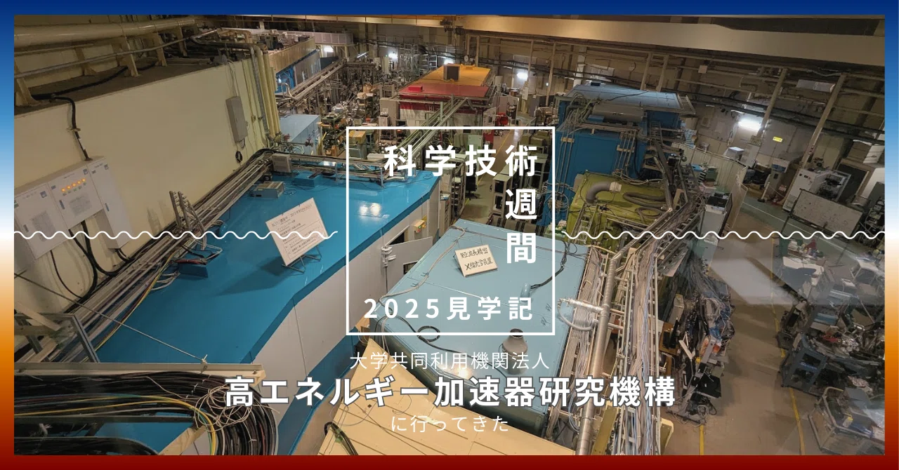 高エネルギー加速器研究機構（KEK）｜科学技術週間2025｜町田 奈桜