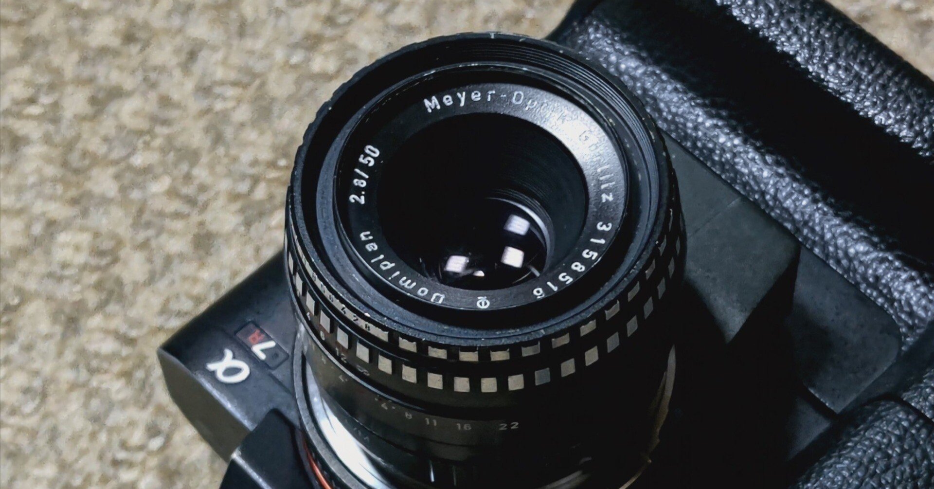 GOMIPLANじゃなかったMeyer-Optik Domiplan 50mm F2.8購入(^^ゞ