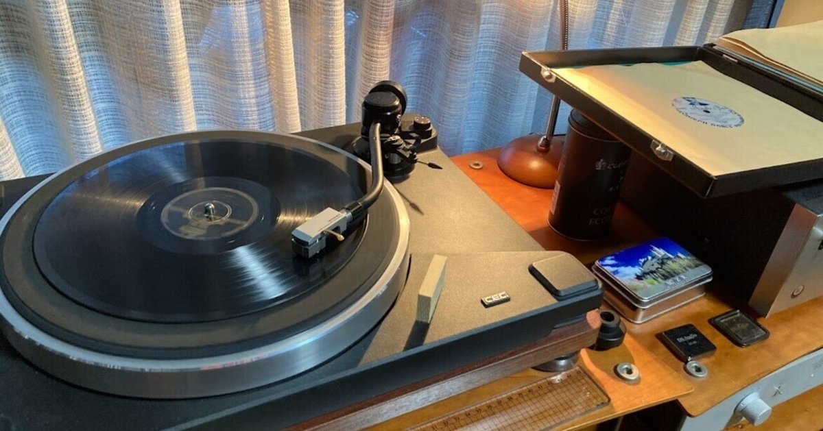 割れたSPレコードの修復、オーディオテクニカAT-MONO3/SPによる