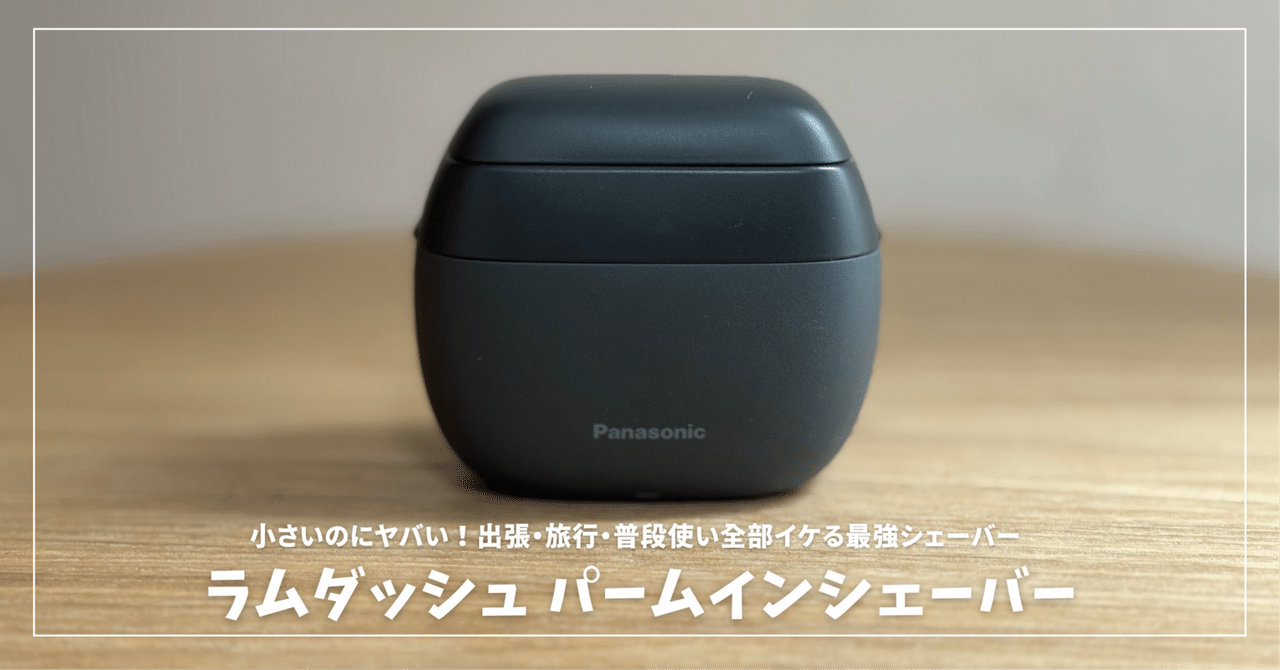 ねねページ ラムダッシュパームインライト 手のひらサイズでプロ級！パナソニックラムダッシュ パームイン