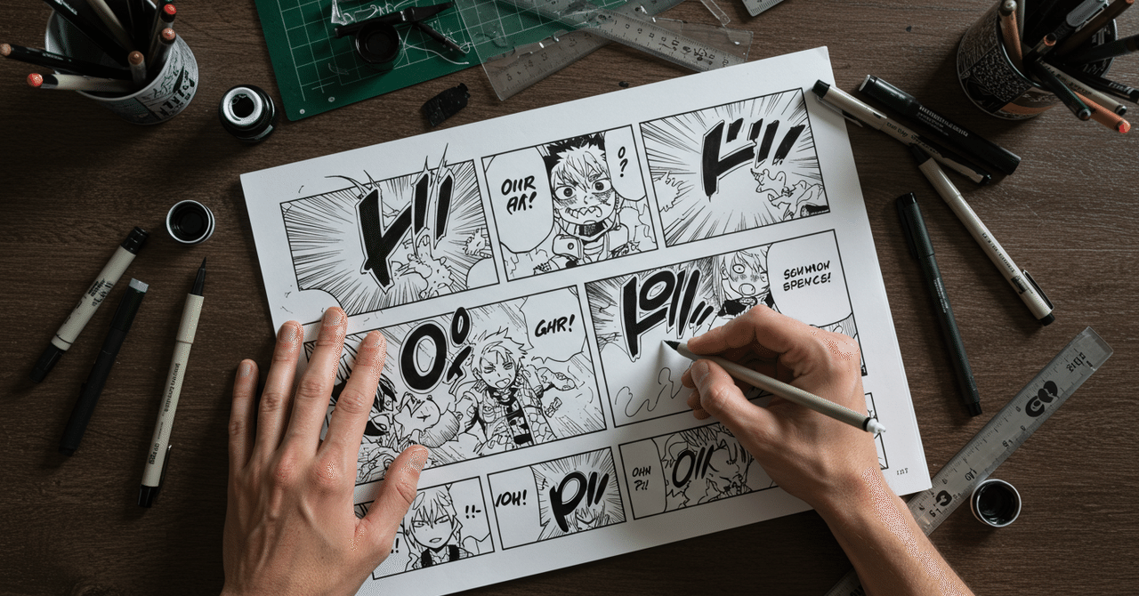 漫画の擬音描き方マスター術|読者の耳に響く9つのテクニック｜トール
