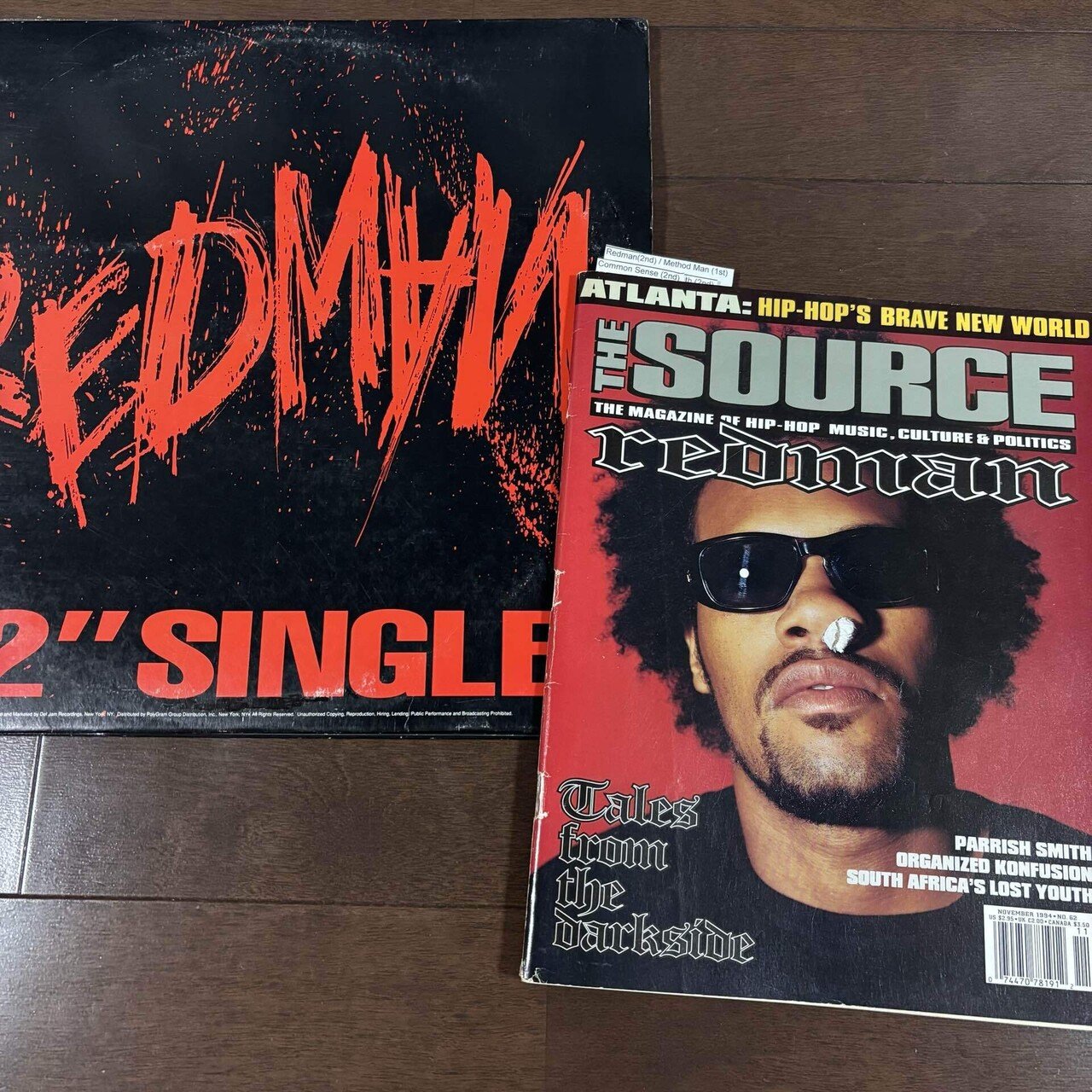 ☆DefJamスリーブ☆RED MAN ☆ HIPHOPレコード☆４枚セット Double Pack Single｜HIP HOP JUNKIEEES