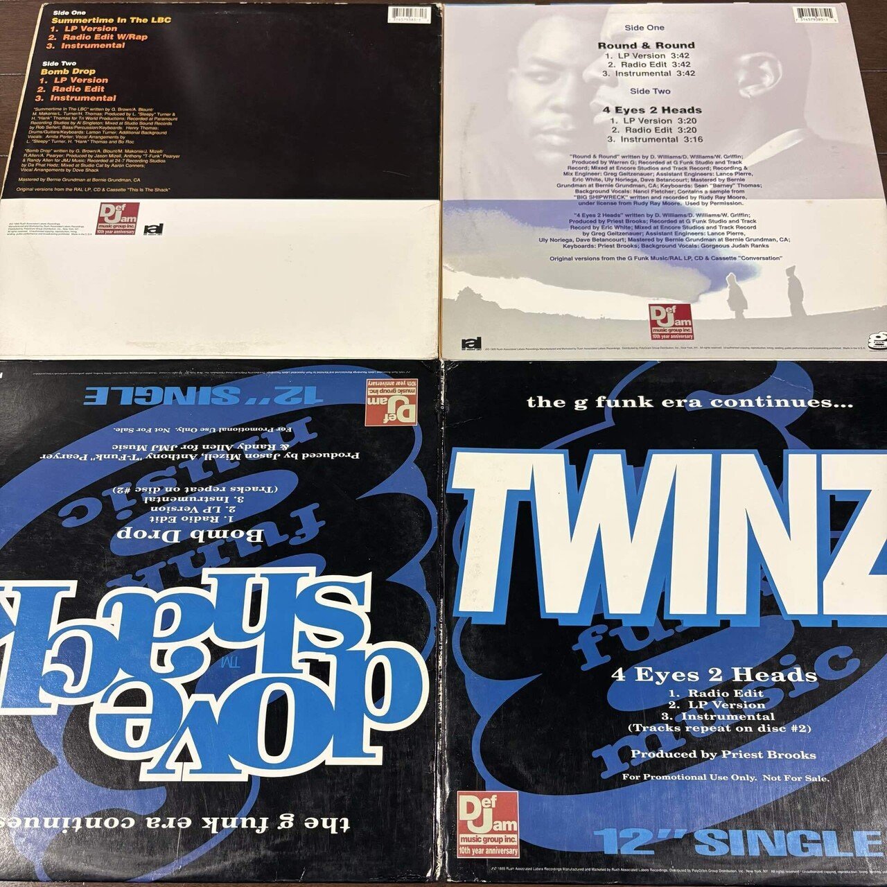 専用 Hiphop 100-110枚 Def Jam & 2N1 レコード 4 Double Pack Single｜HIP HOP JUNKIEEES