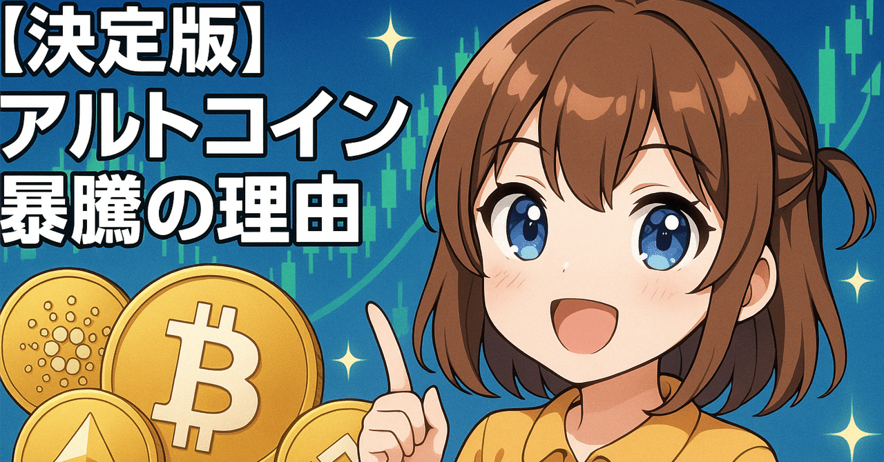 アルトコイン暴騰の理由はこれだった？初心者にもわかりやすく徹底解説｜ゼロからはじめる仮想通貨ガイド