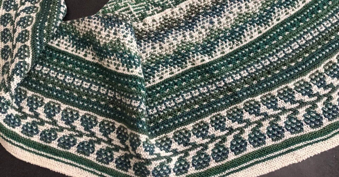 編み物記録】Road trip shawl｜なぷ
