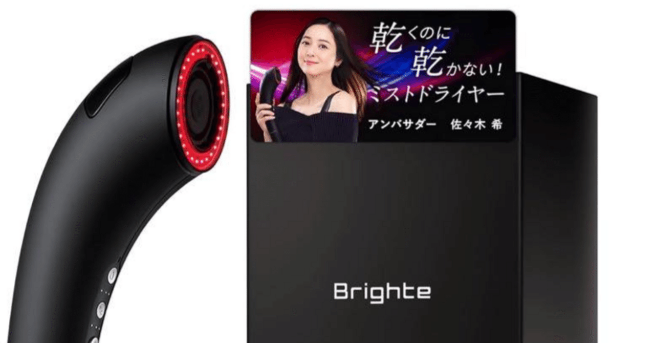Brighte ドライヤー ブラック Brighte シャワードライヤー ブラック Brighte SHOWER DRYER