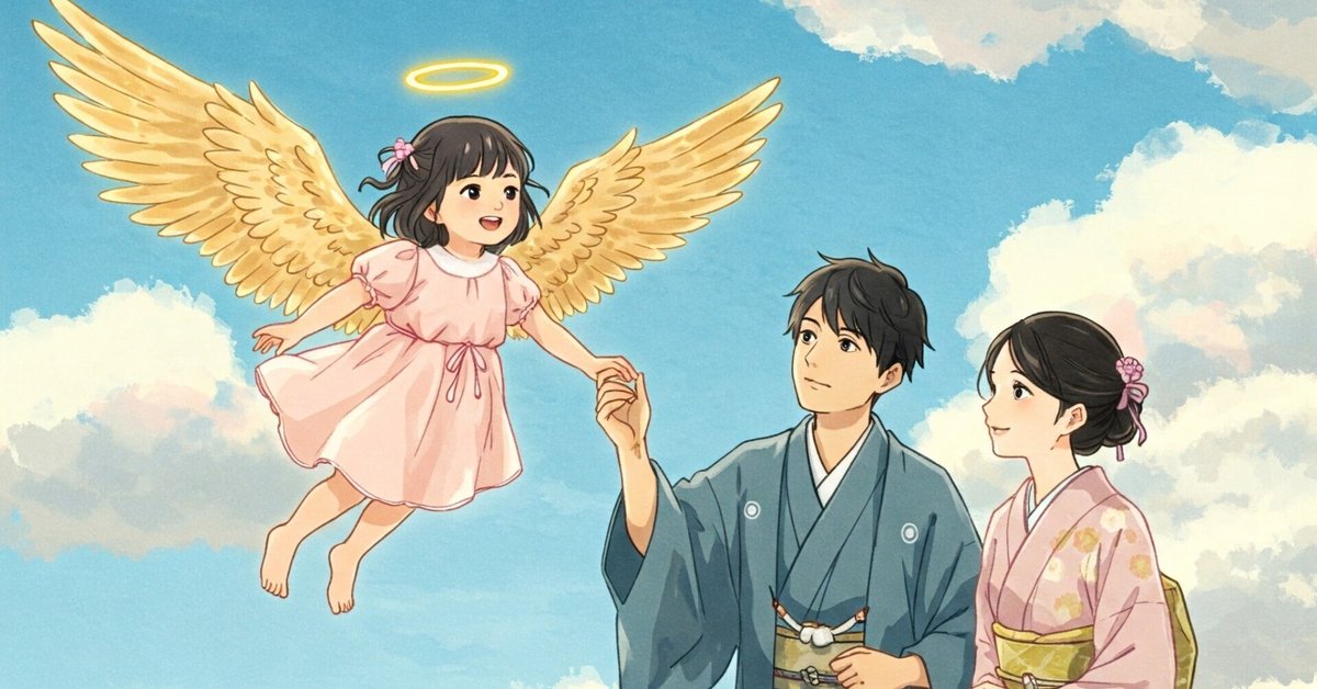 大天使の羽が浮かび上がる 貴方の努力が報われ 全ての苦労から開放され