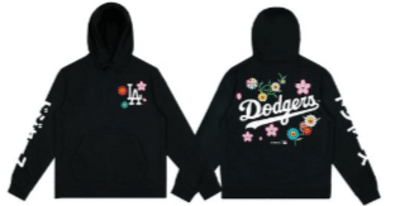 XXL 村上隆×ドジャース限定コラボパーカー 正規品 ロサンゼルス・ドジャース×村上隆、ワールドシリーズ優勝を記念した