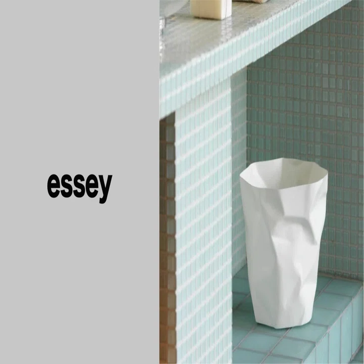 essey Mini BinBin Whiteダストボックスゴミ箱インテリアクシャクシャ