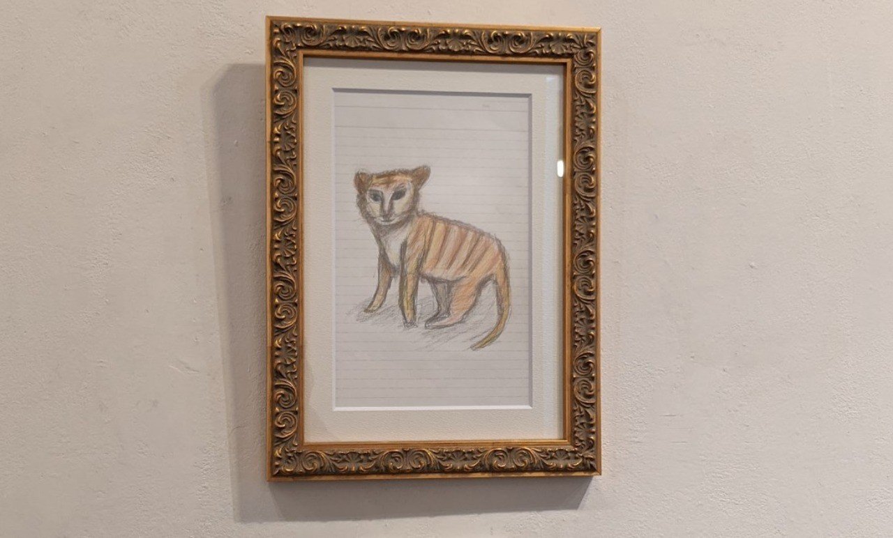 うろ覚えで描いた虎 爆買いイラスト うろ覚えで描いたトラの絵