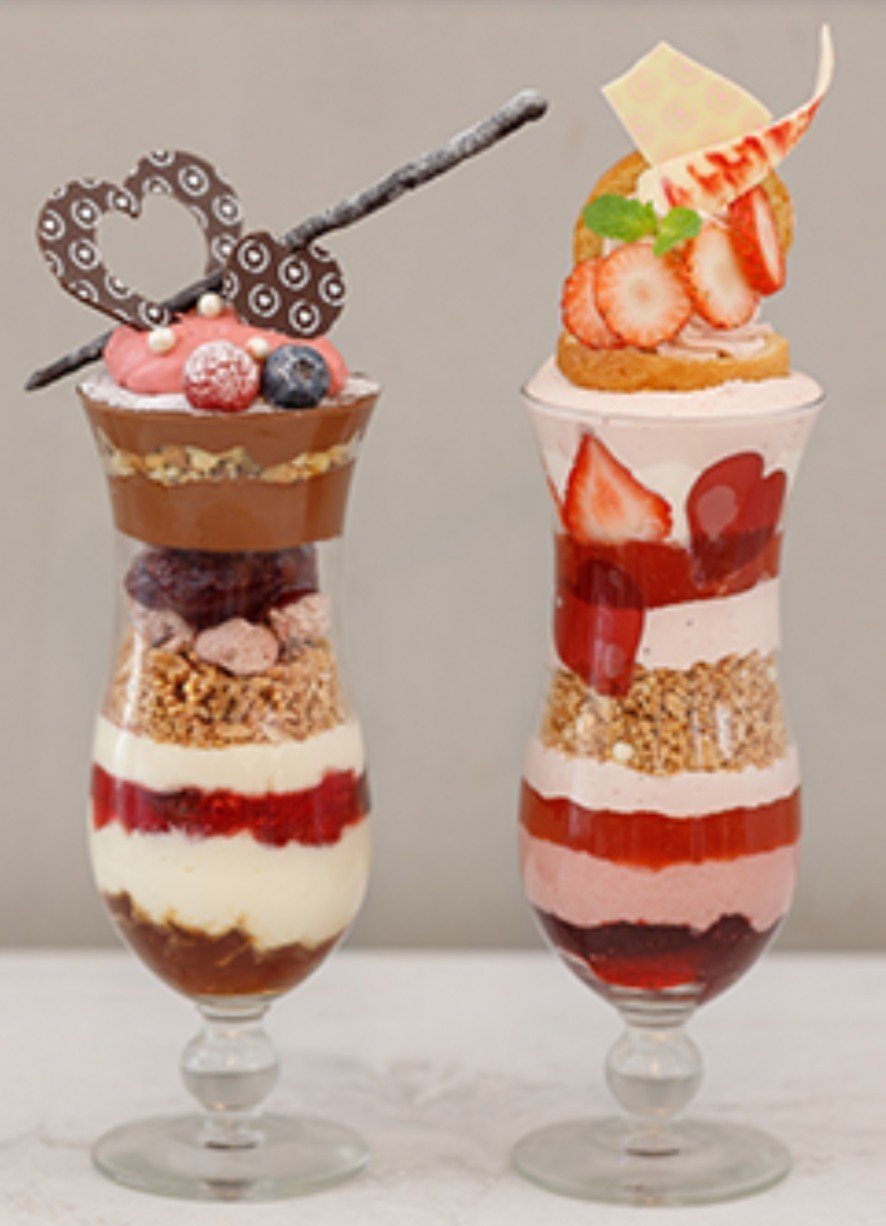 SALON BAKE&TEA季節のパフェ｜甘味料