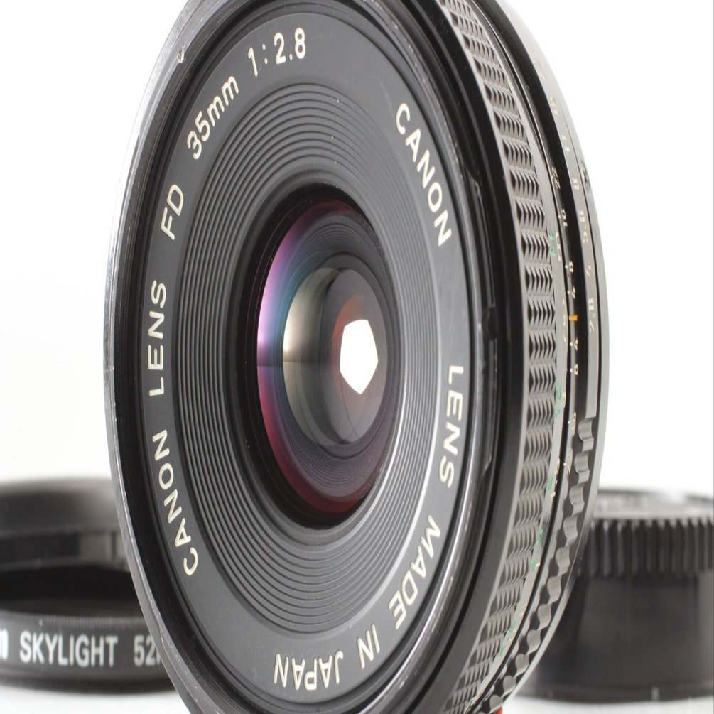 Canon New FD 35mm F/2.8の分解｜フィルムカメラ修理のアクアカメラ