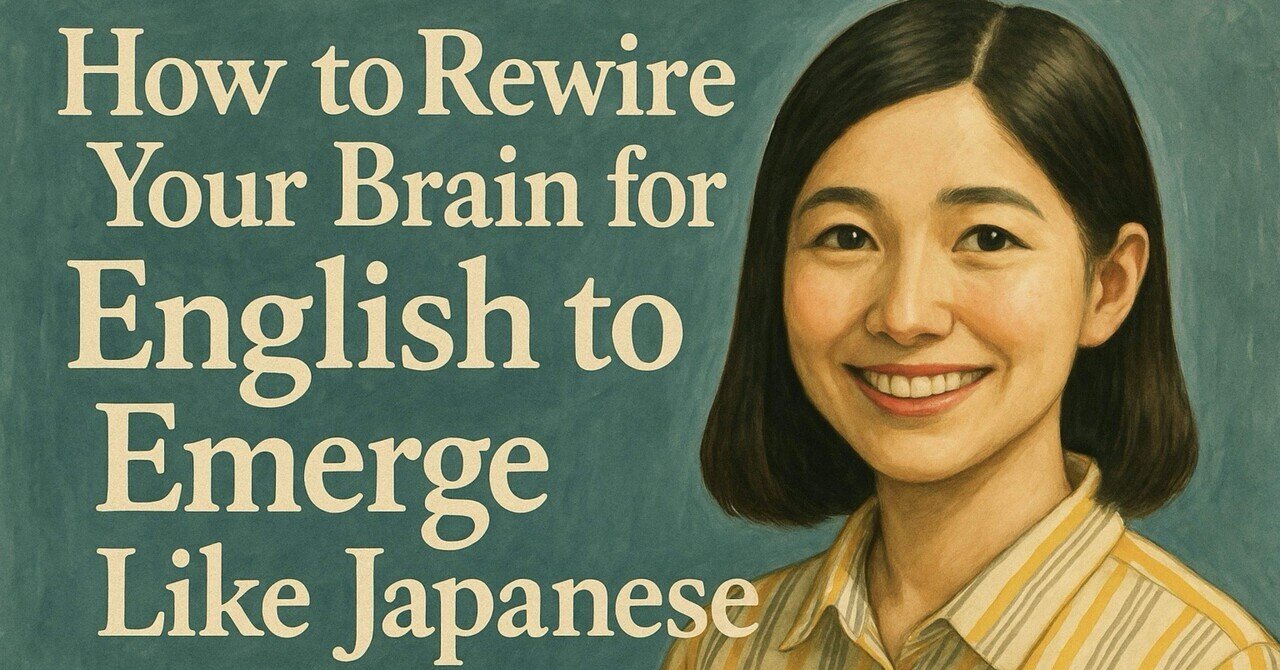 英語が日本語みたいに出てくる“頭の作り方”とは？｜安河内哲也