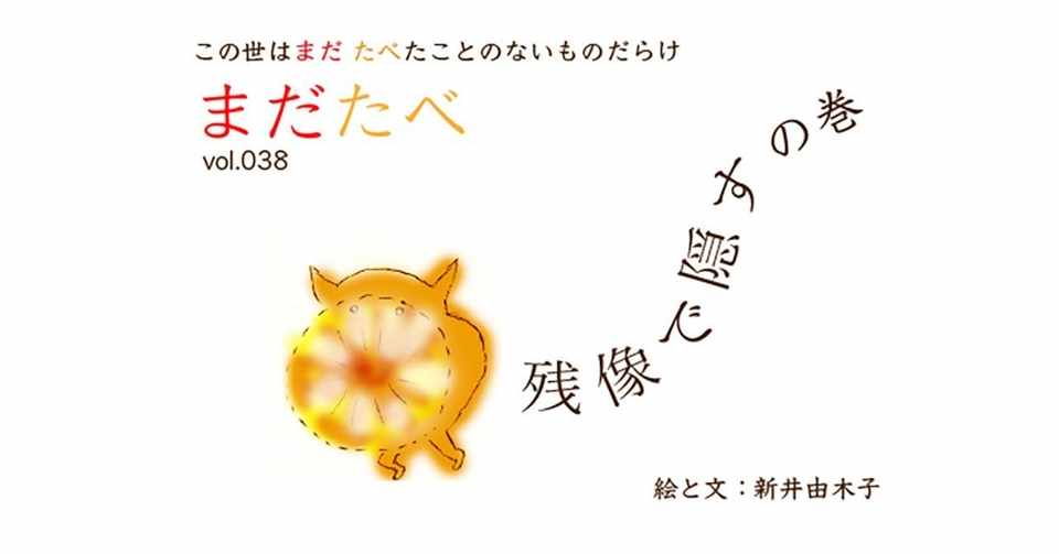 残像で隠す 新井由木子 世界文化社 公式note