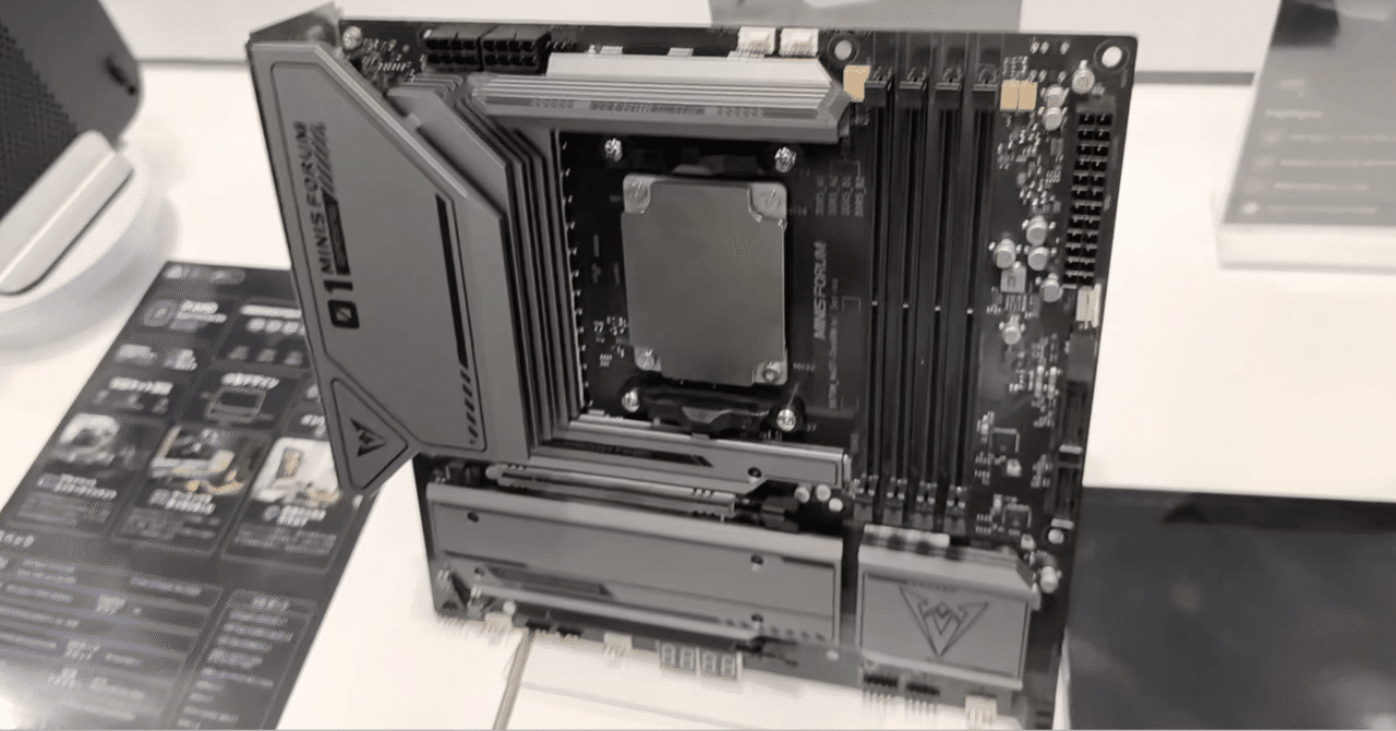 【ほぼ未使用】MINIS FORUM ミニPC リセット済み 西川和久の不定期コラム】80mm角しかないのにRyzen 7搭載の高