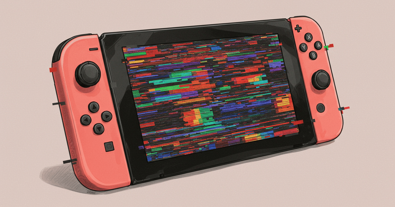 Switch 本体　液晶不具合あり 任天堂Switch 液晶不良となりまともに遊べなくなってしまった！パーツ