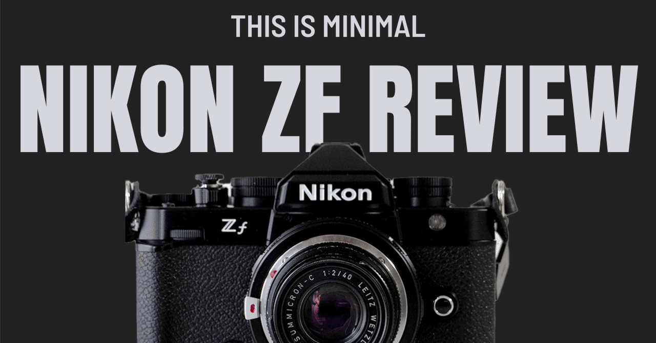 Zfと、ボクの写真の原点回帰─あのカメラが、なぜ撮るのかを思い出させ