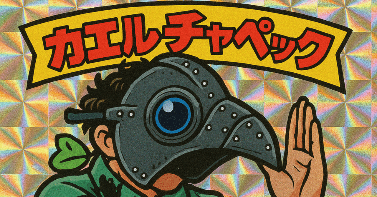 Chat GPTでビックリマンシール風アイコンを作ろう｜カエル・チャペック