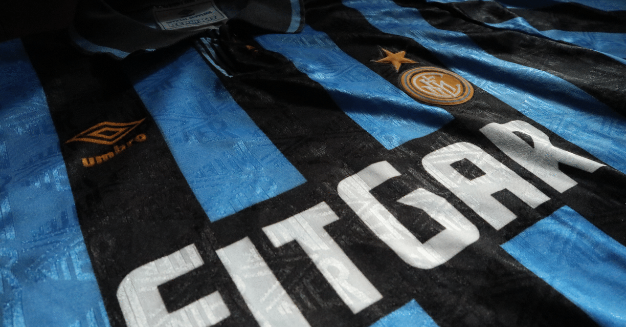UMBRO インテル 91/92 ホーム 1991-92 Inter Milan Umbro Home Shirt L | Vintage Football Shirts