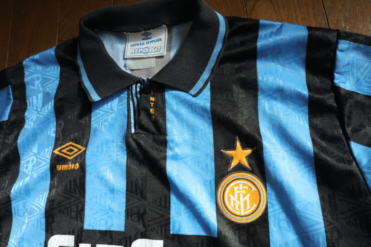 希少　UMBRO インテル　91-92 インテルユニフォーム　レア 1991/92 UMBRO Inter Milano アンブロ インテルミラノ ホーム