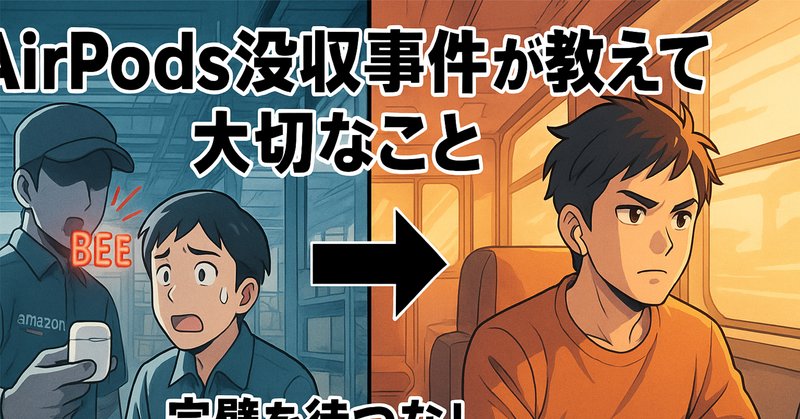 AirPods Proの砂嵐にうちひしがれメルカリで解決した｜megg