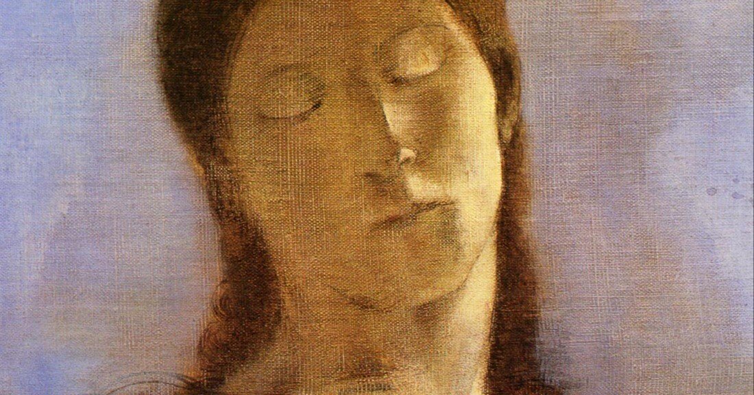 142.絵の前に立つ:「目を閉じて、ルドンを思う」｜Spica∣言葉を編む