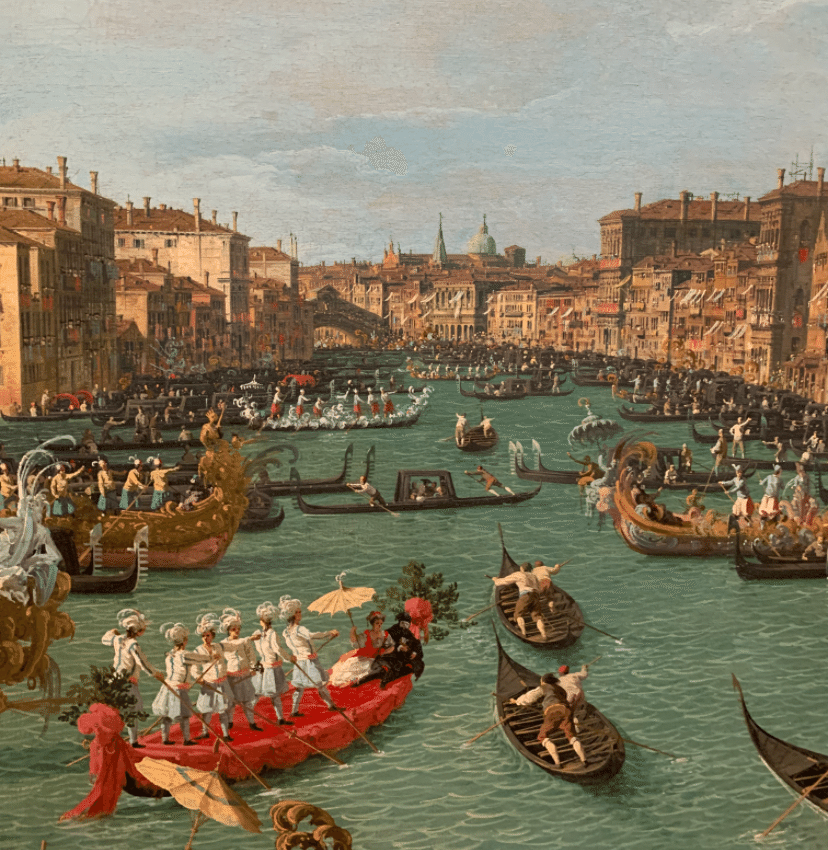 カナレットの行き着く先は点描だった？つぶつぶヴェネチアの輝き【勝手