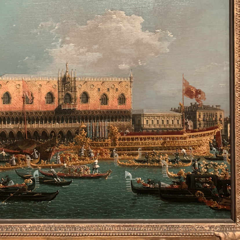 カナレットの行き着く先は点描だった？つぶつぶヴェネチアの輝き【勝手