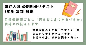 四谷大塚　月例テスト　７回分　5年生　4教科 四谷5年第7回組分け-768x393.jpg
