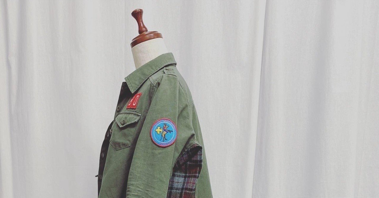 SEMI COUTURE 異素材リメイクミリタリージャケット 大きいサイズ SEMI COUTURE 異素材リメイクミリタリージャケット 大きいサイズ SEMI